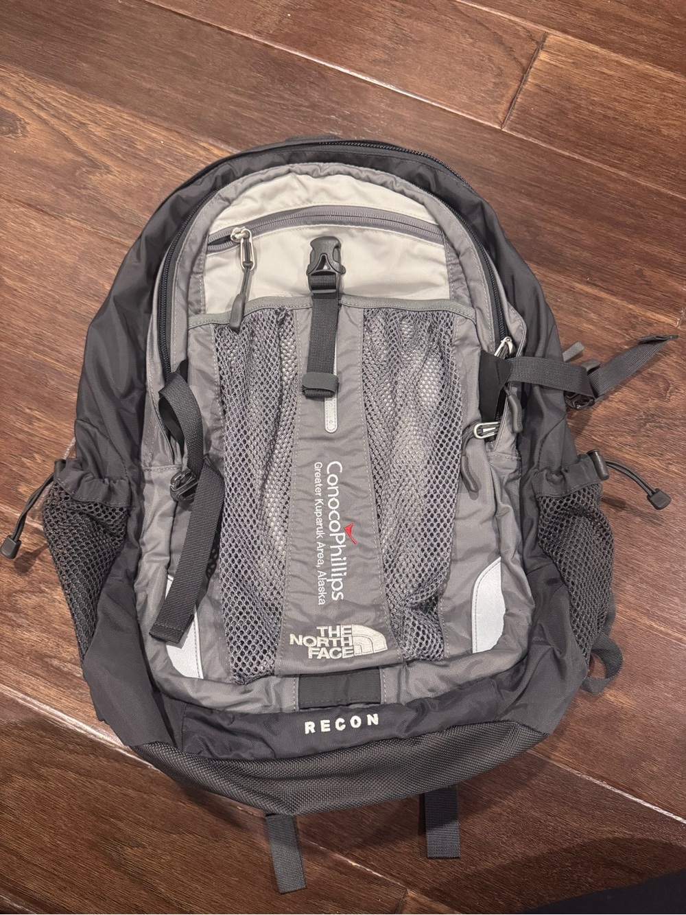 The North Face Recon Backpack in Gray and Black